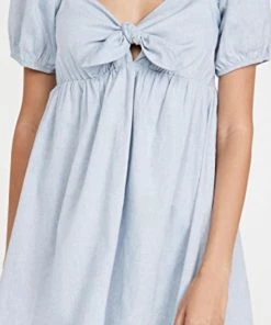 LOST + WANDER BLUE LAGOON BABYDOLL DRESS