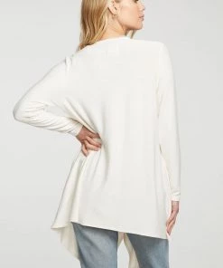 CHASER COZY DRAPE FRONT CARDIGAN 9 CHASER COZY DRAPE FRONT CARDIGAN