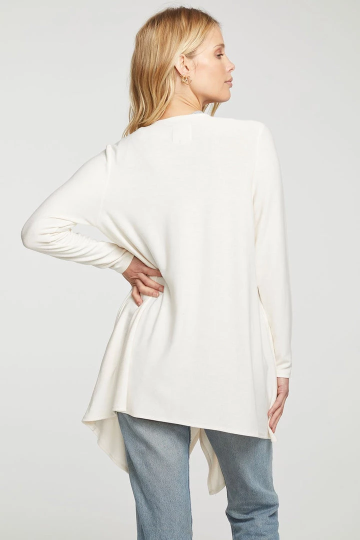 CHASER COZY DRAPE FRONT CARDIGAN 6 CHASER COZY DRAPE FRONT CARDIGAN