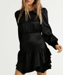 LOVE SHACK FANCY LOVESHACKFANCY TEYANA SILK MINI DRESS