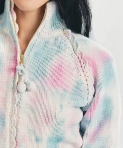 LOVE SHACK FANCY LOVESHACKFANCY FLORRIE ZIP UP JACKET