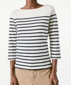 NEW ARRIVALS FRAME MARINER BOATNECK TEE