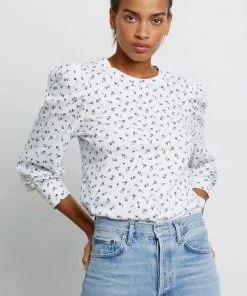 RAILS EMILIA INDIGO BUDS TEE TOPS