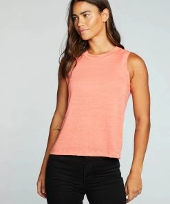 CHASER LINEN JERSEY MUSCLE TANK NEW ARRIVALS