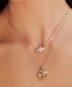 ELIZABETH STONE ASTRA DECO LOCKET