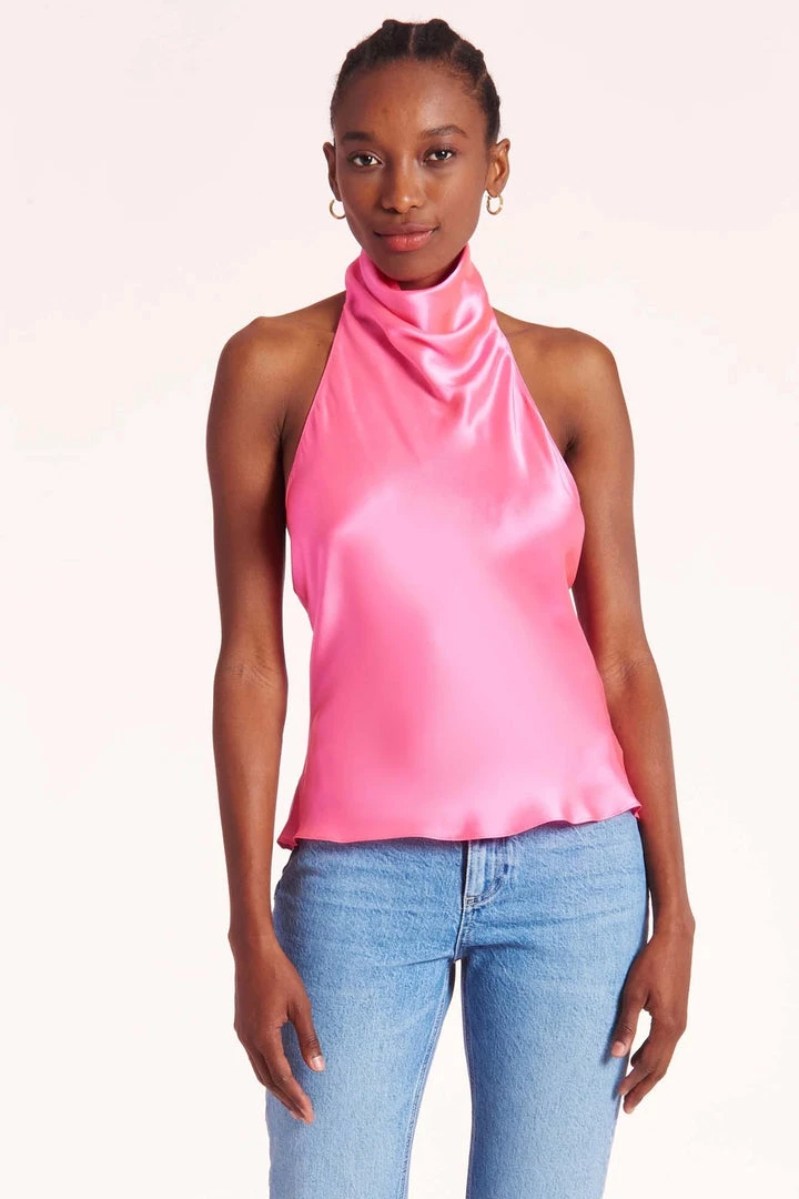 AMANDA UPRICHARD SAMBA TOP PINK RIBBON 4 AMANDA UPRICHARD SAMBA TOP PINK RIBBON