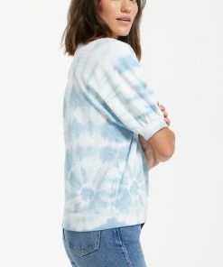 Z SUPPLY GIANNA SPIRAL TIE DYE TEE SWEATERS & KNITS