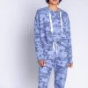P.J. SALVAGE STARLIGHT DENIM CAMO HOODIE