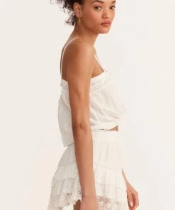 LOVESHACKFANCY TANISHA MINI SKIRT