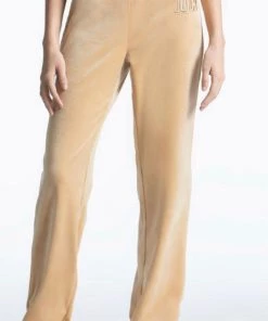 JUICY COUTURE CLASSIC VELOUR TRACK PANT BEACHWOOD