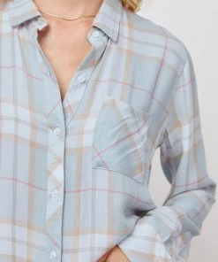 RAILS HUNTER BLOUSE OYSTER PINK SAND