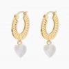 NEW ARRIVALS GORJANA LOUISE GEM HOOPS
