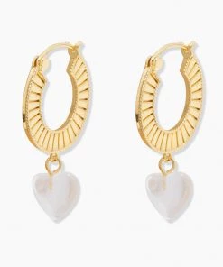 NEW ARRIVALS GORJANA LOUISE GEM HOOPS