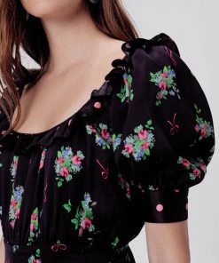 FOR LOVE AND LEMONS WILSON PRINT MINI DRESS