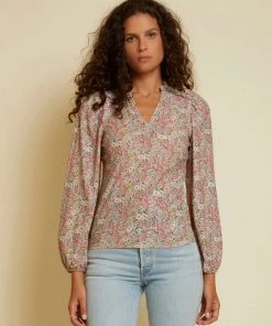 NATION CLAUDINE LONG SLEEVE TOP