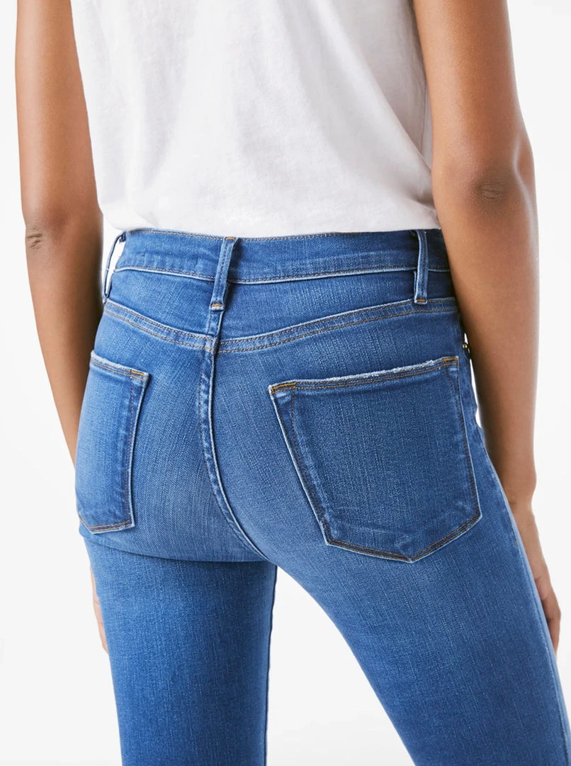 FRAME LE HIGH SKINNY RAW EDGE AMBROSE 6 FRAME LE HIGH SKINNY RAW EDGE AMBROSE