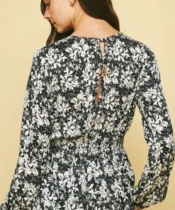 PINCH FLORAL LONG DRESS NEW ARRIVALS