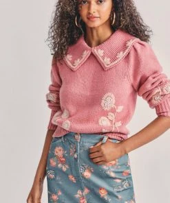 LOVESHACKFANCY HOLLYWOOD CORDUROY MINI SKIRT SKIRTS