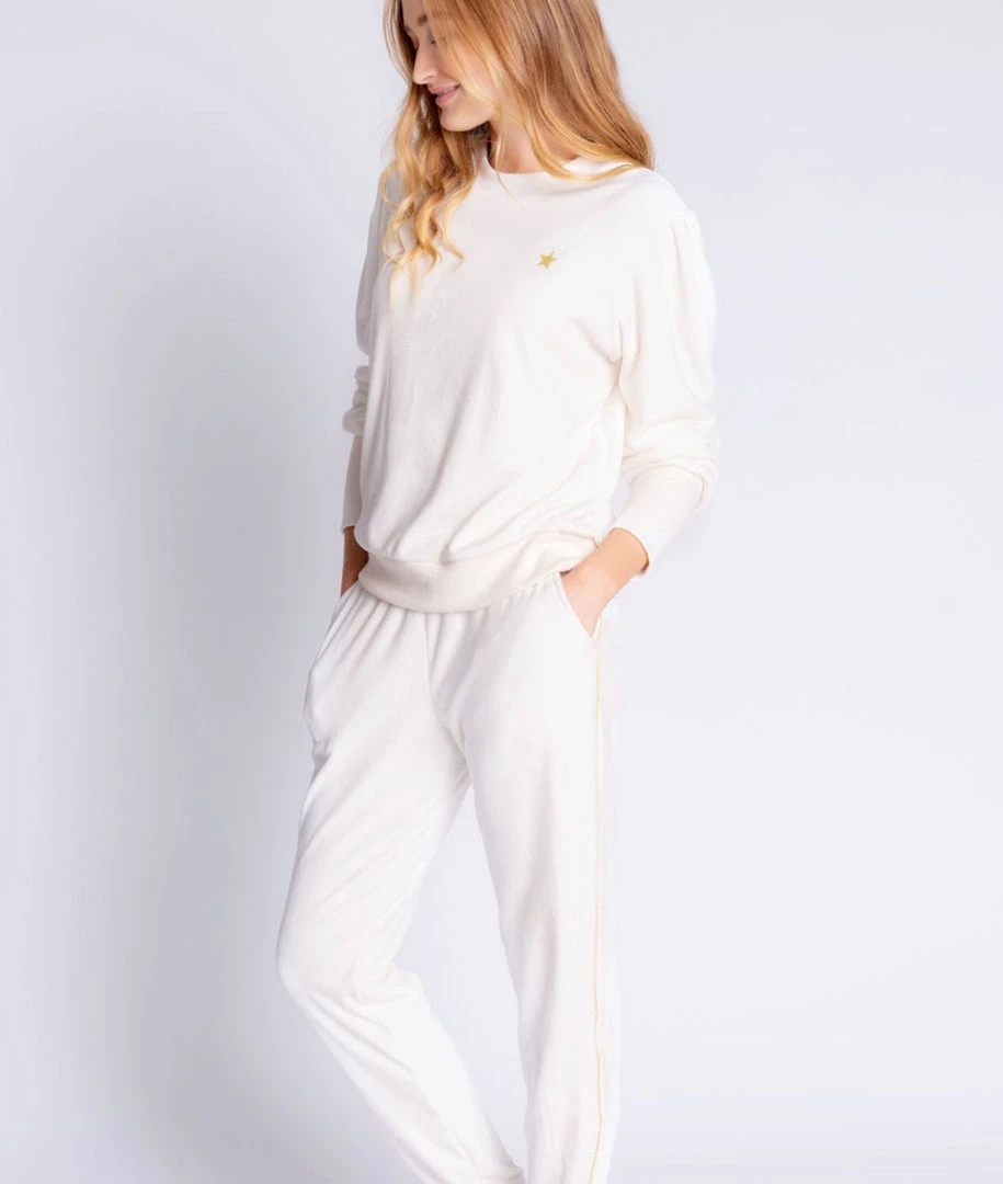 PANTS P.J. SALVAGE RETRO VELOUR JOGGER 7 PANTS P.J. SALVAGE RETRO VELOUR JOGGER