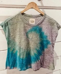 TOPS CHASER FLOUCY SWING CROP TEE