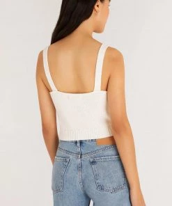 Z SUPPLY ELSA RIB SWEATER KNIT CAMI SANDSTONE NEW ARRIVALS