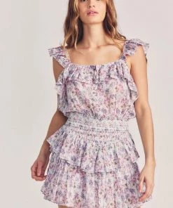 LOVESHACKFANCY SHANELY DRESS NEW ARRIVALS