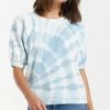 Z SUPPLY GIANNA SPIRAL TIE DYE TEE SWEATERS & KNITS