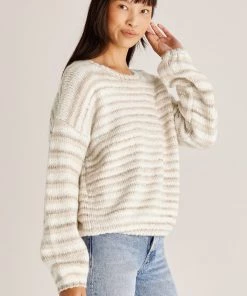Z SUPPLY NEW ARRIVALS Z SUPPLLY PIPER OMBRE STRIPE SWEATER