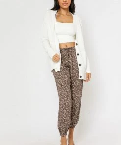 OLIVACEOUS RELAXED CARDIGAN