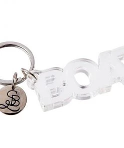 SANTA BARBARA ACRYLIC WORD KEYCHAIN