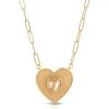 ELIZABETH STONE FIRST CRUSH NECKLACE VANILLA