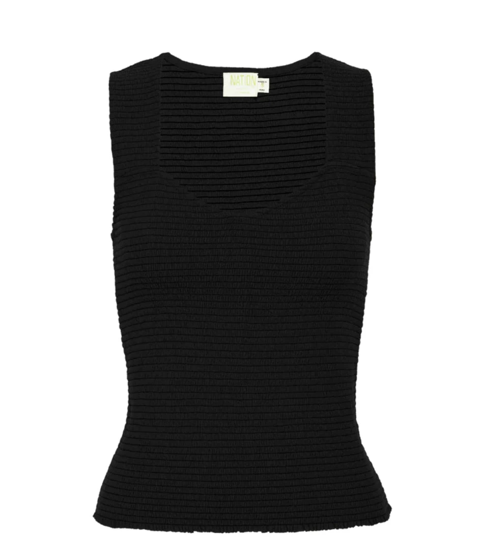 NATION BELLA SMOCKED TANK NEW ARRIVALS 4 NATION BELLA SMOCKED TANK NEW ARRIVALS