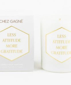 GIFTS CHEZ GAGNE LESS ATTITUDE CANDLE