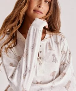 Z SUPPLY SNUGGLE UP DOG LONG SLEEVE TOP