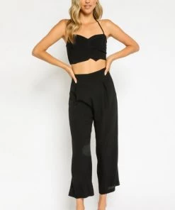 OLIVACEOUS KICK FLARE PANT