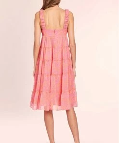 NEW ARRIVALS AMANDA UPRICHARD NICOLIA MIDI DRESS
