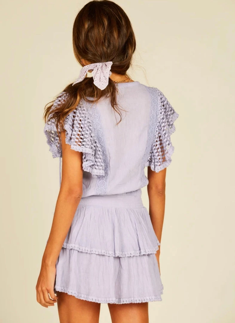 SURF GYPSY LAVENDER EYELET MINI DRESS NEW ARRIVALS 4 SURF GYPSY LAVENDER EYELET MINI DRESS NEW ARRIVALS