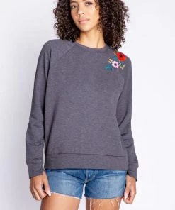 NEW ARRIVALS P.J. SALVAGE GRATEFUL HEART LONG SLEEVE TOP