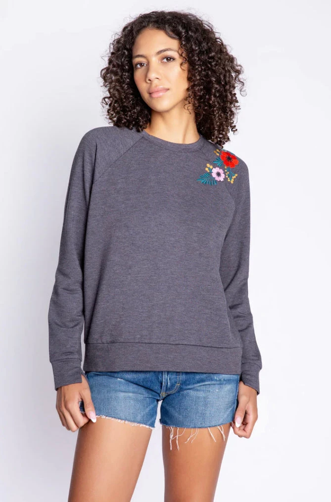 NEW ARRIVALS P.J. SALVAGE GRATEFUL HEART LONG SLEEVE TOP 4 NEW ARRIVALS P.J. SALVAGE GRATEFUL HEART LONG SLEEVE TOP