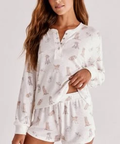 Z SUPPLY SNUGGLE UP DOG LONG SLEEVE TOP