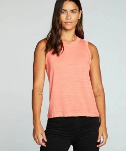 CHASER LINEN JERSEY MUSCLE TANK NEW ARRIVALS