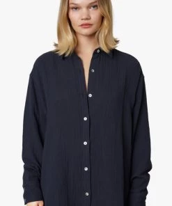 NIA THE BRAND NEW ARRIVALS NIA GAUZE BOYFRIEND SHIRT