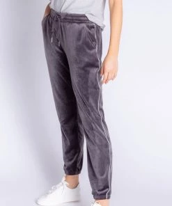 P.J. SALVAGE RETRO VELOUR JOGGER PANTS
