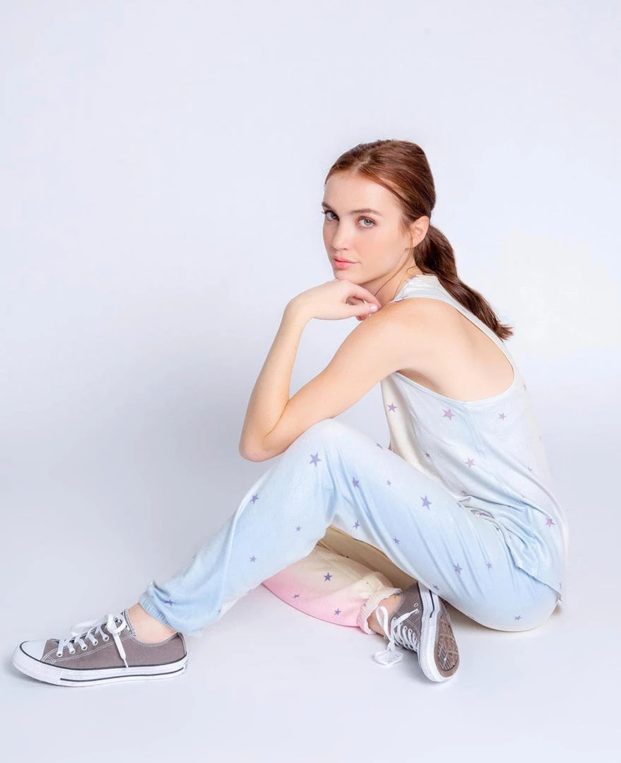 P.J. SALVAGE TIE DYE & STARS TANK 4 P.J. SALVAGE TIE DYE & STARS TANK