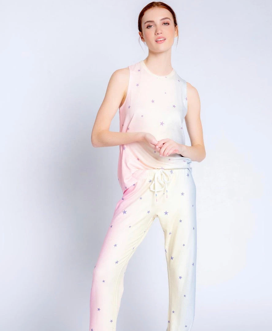 P.J. SALVAGE TIE DYE & STARS TANK 5 P.J. SALVAGE TIE DYE & STARS TANK