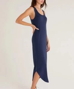 Z SUPPLY JASLYN VERIGATED RIB MIDI DRESS NEW ARRIVALS