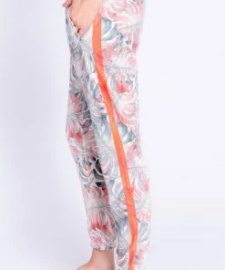 P.J. SALVAGE VACATION TROPIC BANDED PANT