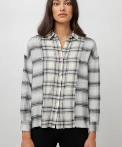 NEW ARRIVALS RAILS RONIN MIXED PLAID FLANNEL