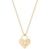 JEWELRY GIRLS CREW STOLE YOUR HEART LOCK NECKLACE