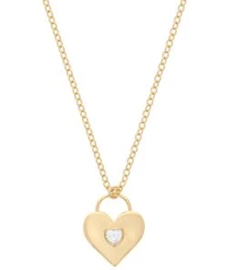 JEWELRY GIRLS CREW STOLE YOUR HEART LOCK NECKLACE